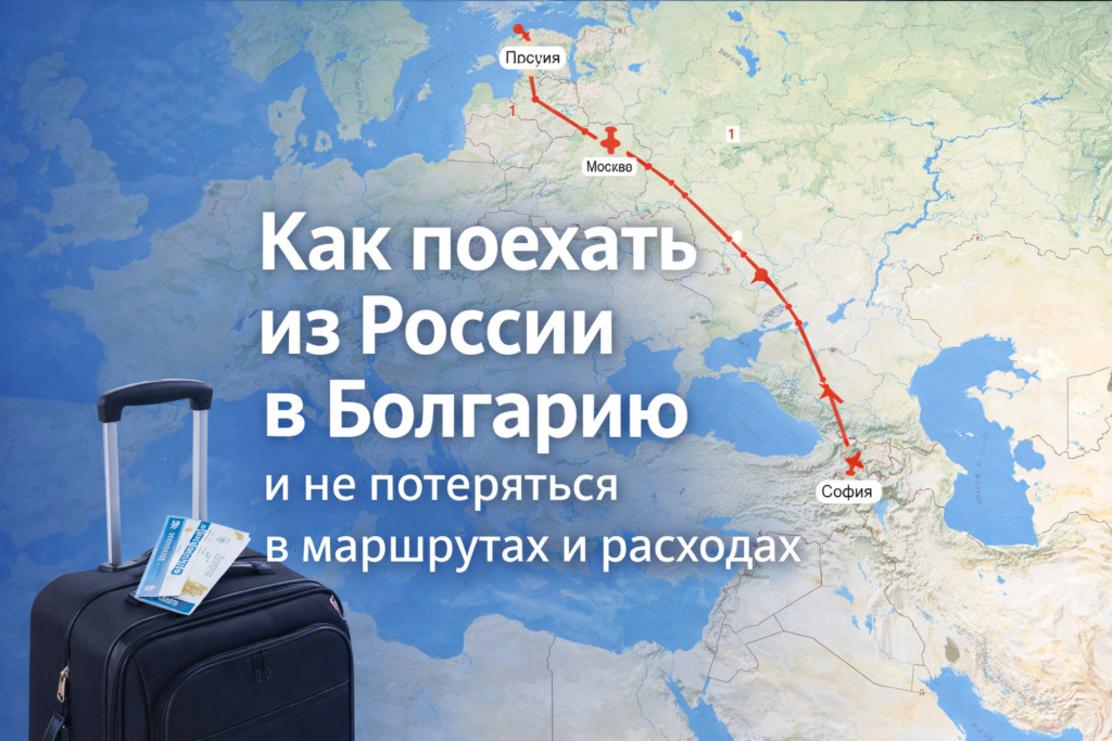 Как сейчас поехать из России в Болгарию и не потеряться в маршрутах, пересадках и расходах